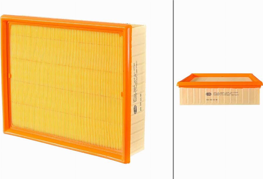 HELLA 8ZA 358 321-881 - Filtre à air droxauto.com
