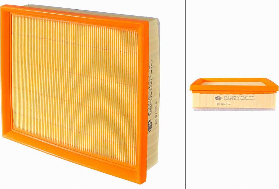 HELLA 8ZA 358 321-721 - Filtre à air droxauto.com