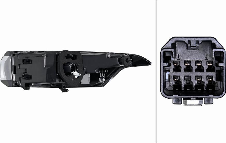 HELLA 2SD 015 019-111 - Feu arrière droxauto.com