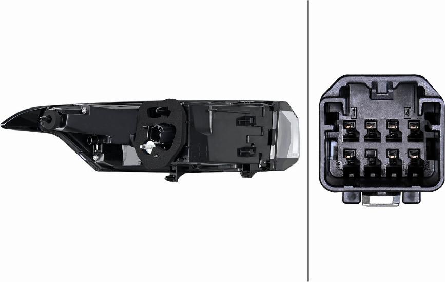 HELLA 2SD 015 019-121 - Feu arrière droxauto.com