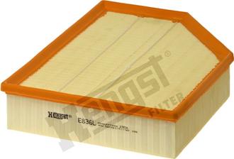 Hengst Filter E836L - Filtre à air droxauto.com