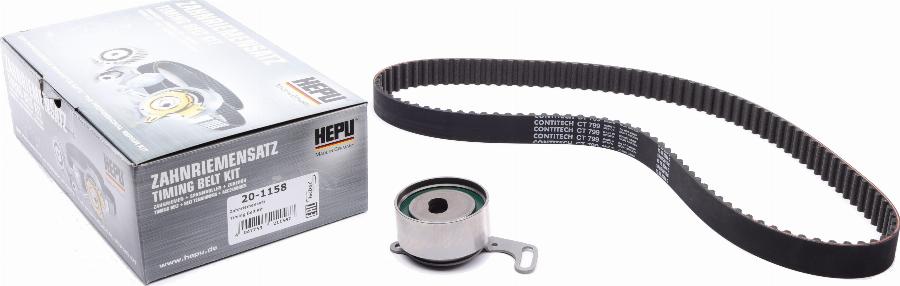Hepu 20-1158 - Kit de distribution droxauto.com