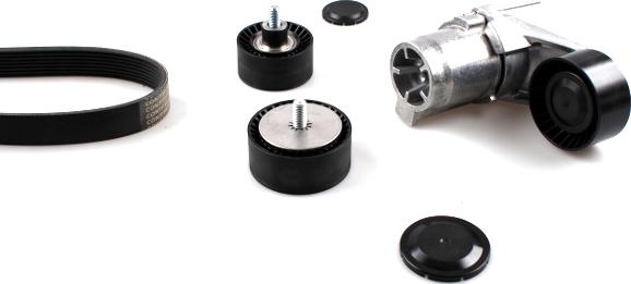 Hepu 20-2075 - Jeu de courroies trapézoïdales à nervures droxauto.com