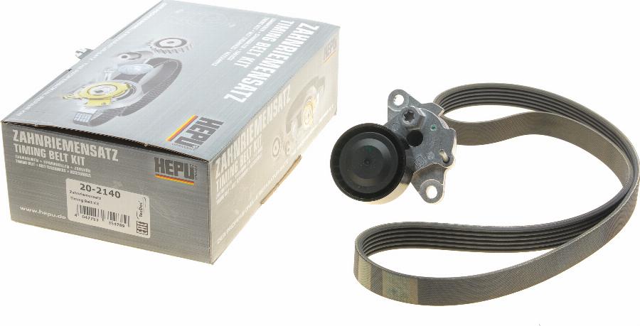 Hepu 20-2140 - Jeu de courroies trapézoïdales à nervures droxauto.com