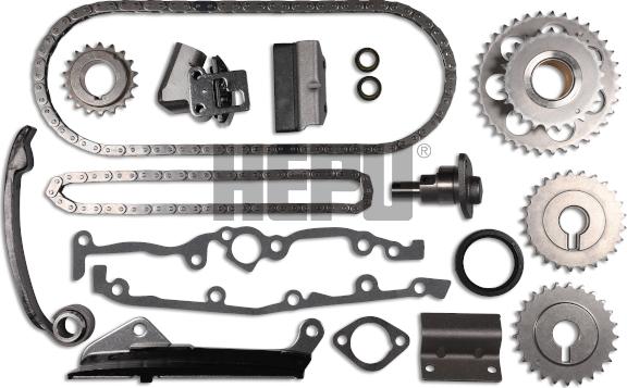 Hepu 21-0411 - Kit de distribution par chaîne droxauto.com