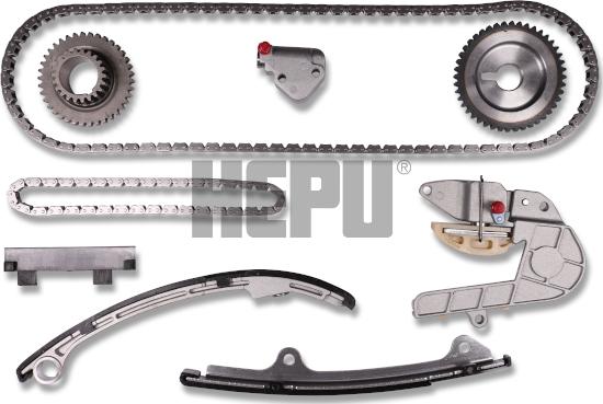 Hepu 21-0432 - Kit de distribution par chaîne droxauto.com