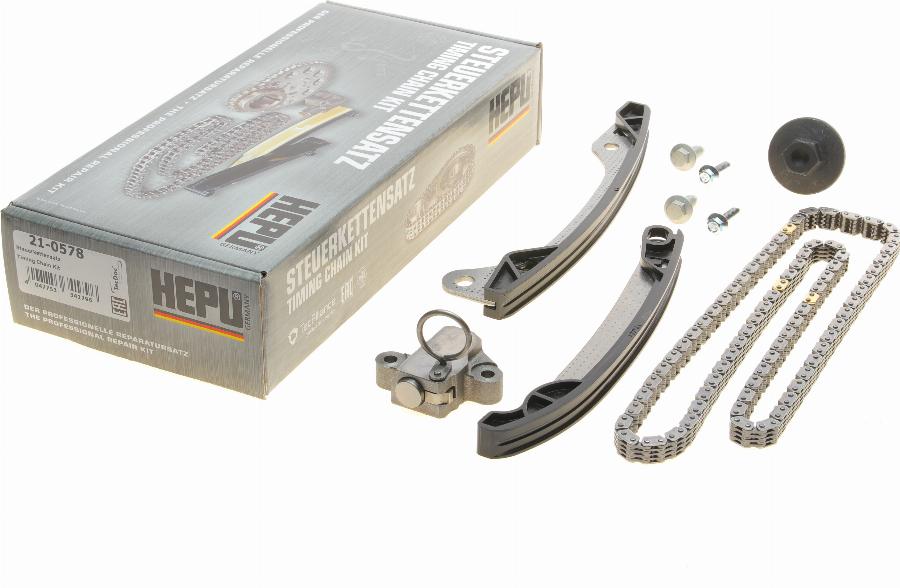Hepu 21-0578 - Kit de distribution par chaîne droxauto.com