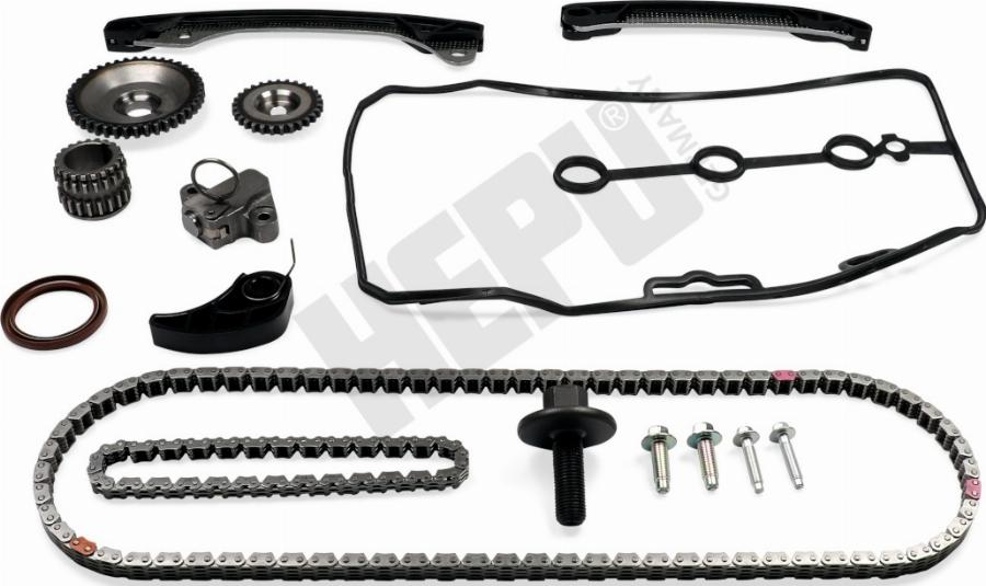 Hepu 21-0646 - Kit de distribution par chaîne droxauto.com