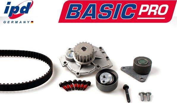 Hepu K62061 - Pompe à eau + kit de courroie de distribution droxauto.com