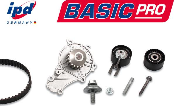 Hepu K62002 - Pompe à eau + kit de courroie de distribution droxauto.com