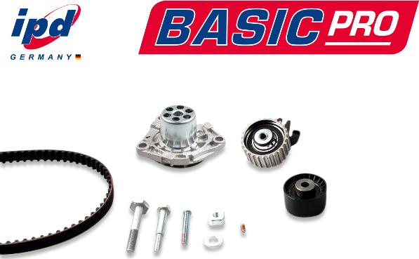 Hepu K62143 - Pompe à eau + kit de courroie de distribution droxauto.com