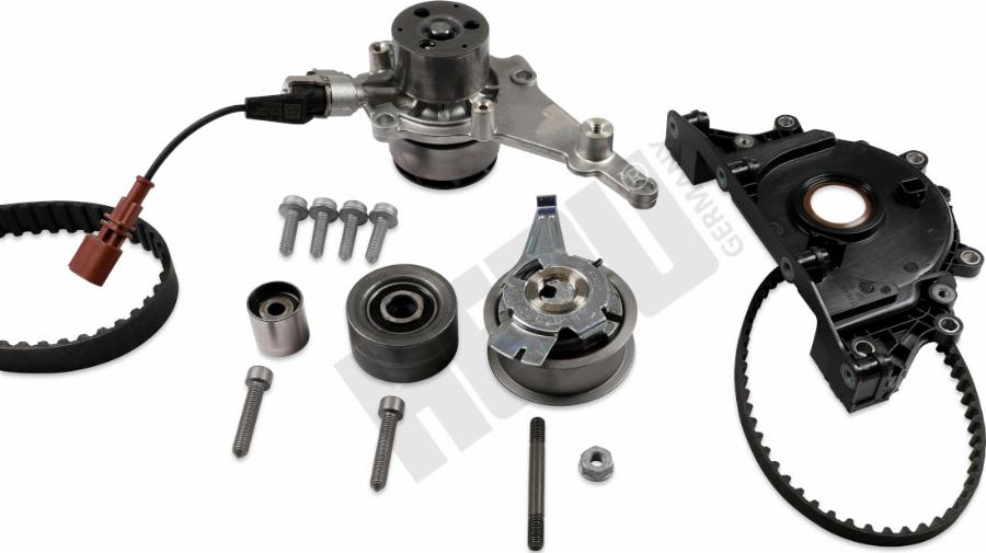 Hepu PK55021 - Pompe à eau + kit de courroie de distribution droxauto.com