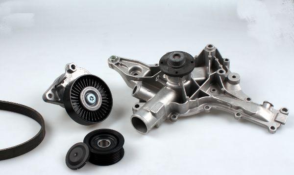 Hepu PK01480 - Pompe à eau+Jeu de courroie trapézoïdale à nervures droxauto.com