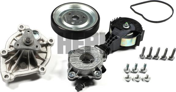 Hepu PK08101 - Pompe à eau+Jeu de courroie trapézoïdale à nervures droxauto.com