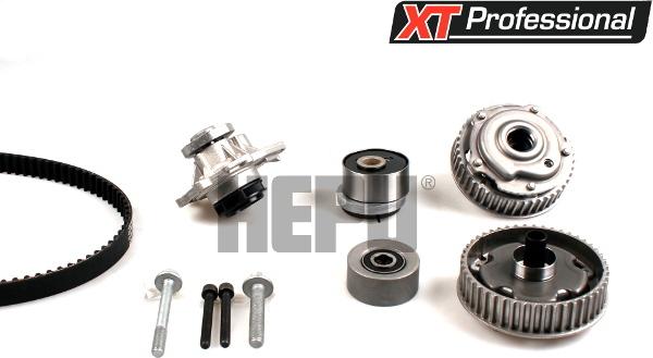 Hepu PK03630XT - Pompe à eau + kit de courroie de distribution droxauto.com