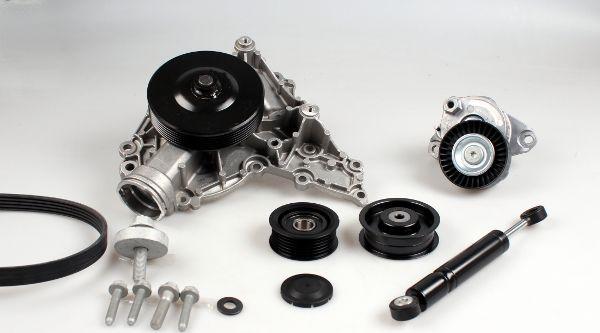 Hepu PK15340 - Pompe à eau+Jeu de courroie trapézoïdale à nervures droxauto.com