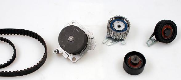 Hepu PK10124 - Pompe à eau + kit de courroie de distribution droxauto.com