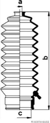 Herth+Buss Jakoparts J4104001 - Jeu de joints-soufflets, direction droxauto.com