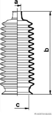 Herth+Buss Jakoparts J4102016 - Jeu de joints-soufflets, direction droxauto.com
