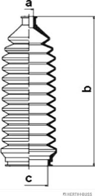 Herth+Buss Jakoparts J4118000 - Jeu de joints-soufflets, direction droxauto.com