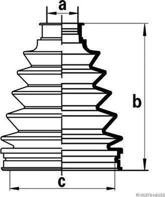 Herth+Buss Jakoparts J2862011 - Joint-soufflet, arbre de commande droxauto.com