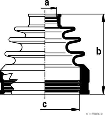 Herth+Buss Jakoparts J2882022 - Joint-soufflet, arbre de commande droxauto.com