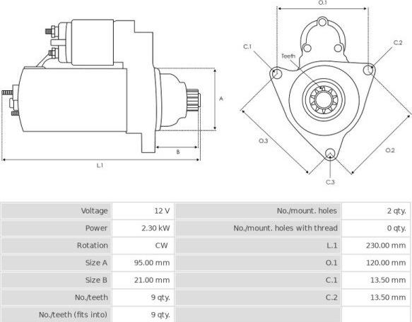 HITACHI S13-204 - Démarreur droxauto.com