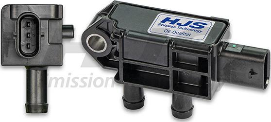 HJS 92 09 1016 - Capteur, pression des gaz échappement droxauto.com