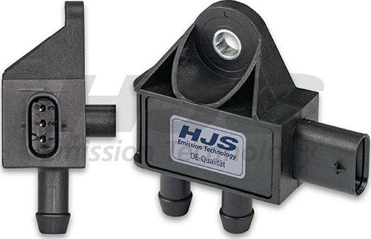 HJS 92 09 1086 - Capteur, pression des gaz échappement droxauto.com