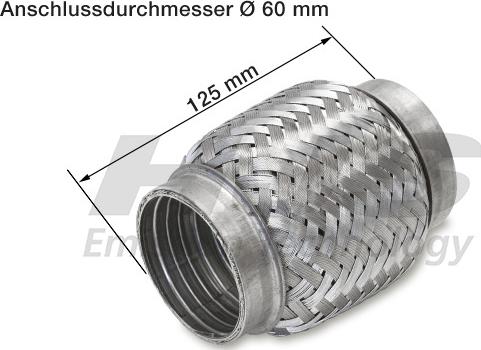 HJS 83 00 8334 - Tuyau flexible, échappement droxauto.com