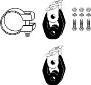 HJS 82 11 9161 - Kit d'assemblage, silencieux droxauto.com