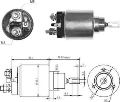 Hoffer 46032 - Contacteur, démarreur droxauto.com