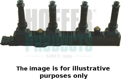 Hoffer 8010469E - Bobine d'allumage droxauto.com