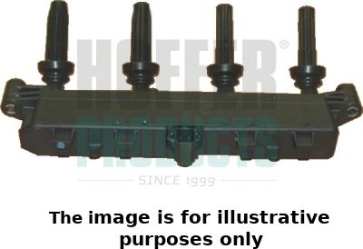 Hoffer 8010471E - Bobine d'allumage droxauto.com