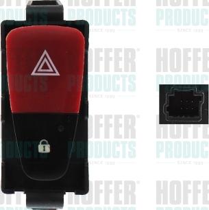 Hoffer 2103686 - Interrupteur de signal de détresse droxauto.com