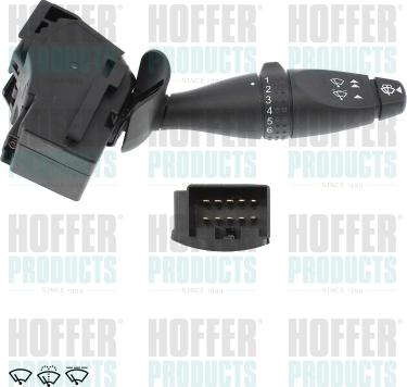 Hoffer 21031930 - Commutateur de colonne de direction droxauto.com