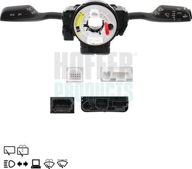 Hoffer 21031926 - Commutateur de colonne de direction droxauto.com