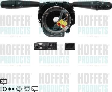 Hoffer 21031808 - Commutateur de colonne de direction droxauto.com