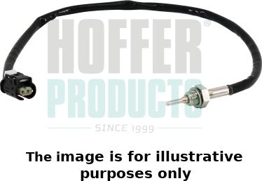 Hoffer 7452444E - Capteur, température des gaz droxauto.com