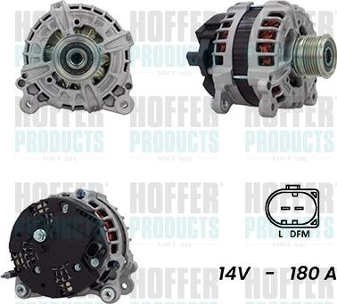 Hoffer H5510657G - Alternateur droxauto.com