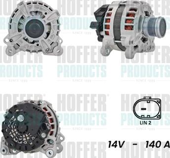Hoffer H5510669G - Alternateur droxauto.com