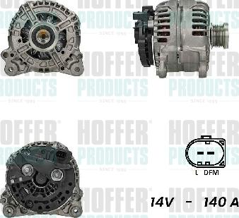 Hoffer H5510666G - Alternateur droxauto.com