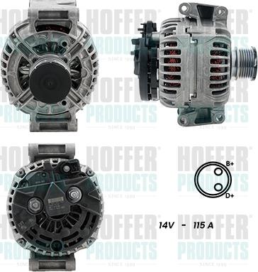 Hoffer H5510096G - Alternateur droxauto.com