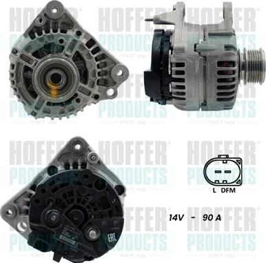 Hoffer H5510050G - Alternateur droxauto.com