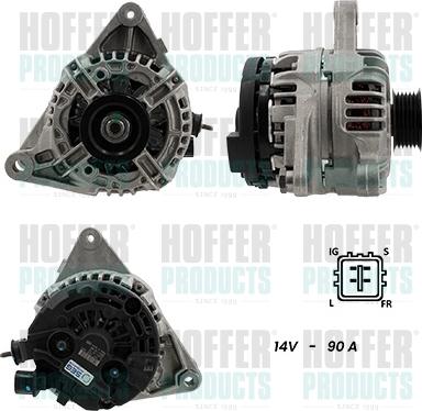 Hoffer H55101334G - Alternateur droxauto.com