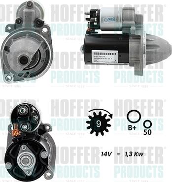 Hoffer H5010990G - Démarreur droxauto.com