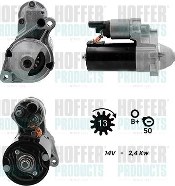 Hoffer H5010949G - Démarreur droxauto.com