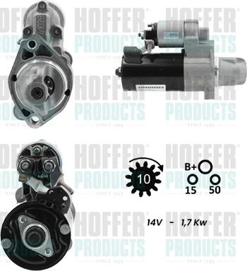Hoffer H5010928G - Démarreur droxauto.com