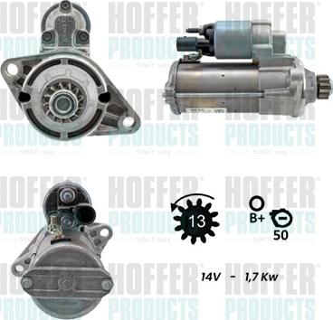 Hoffer H5010441G - Démarreur droxauto.com