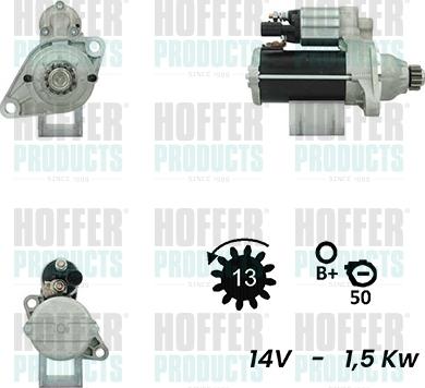 Hoffer H5010415G - Démarreur droxauto.com